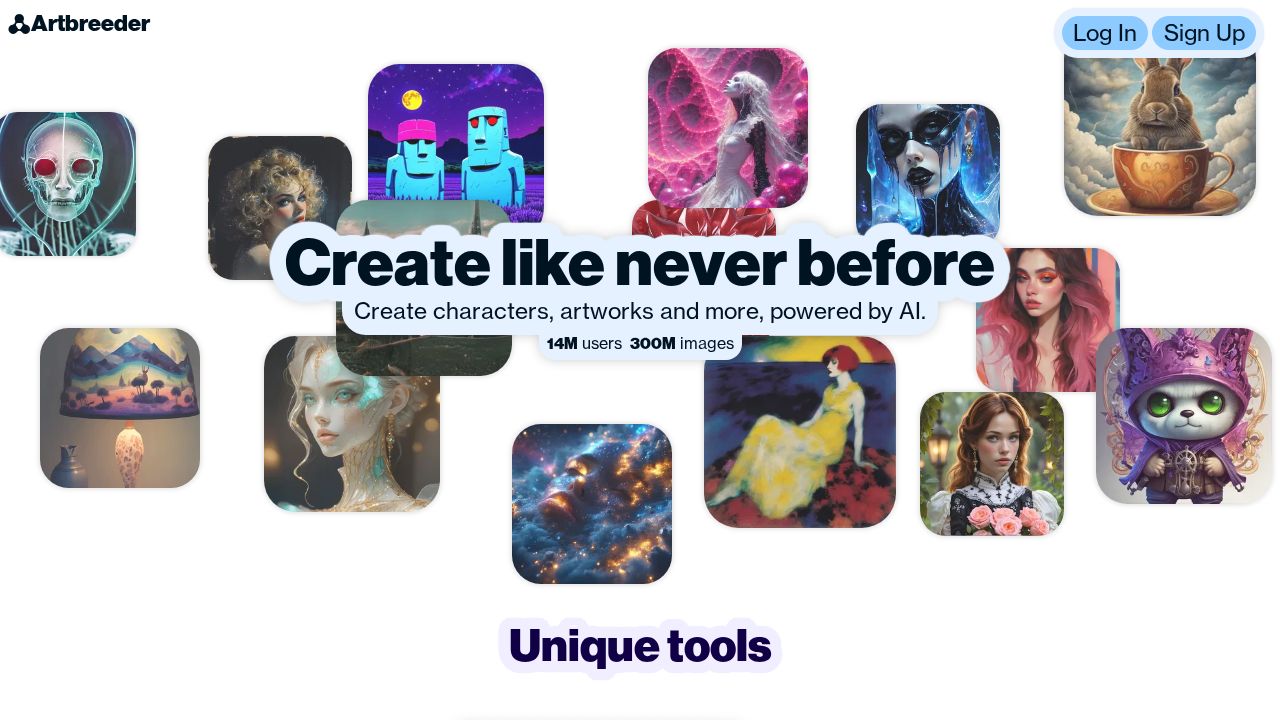 Artbreeder screenshot