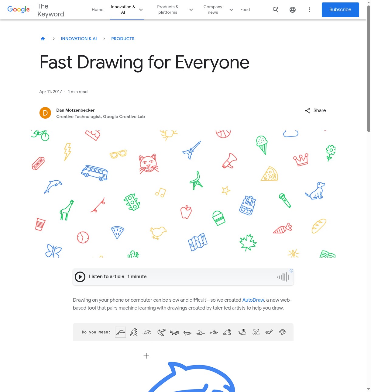 Autodraw screenshot