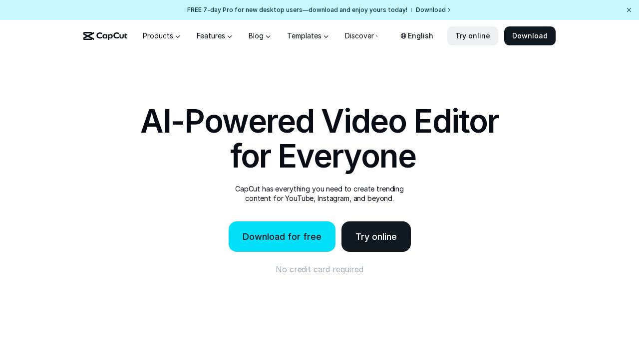 CapCut screenshot