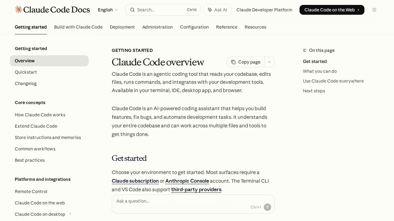 Screenshot of Claude Code