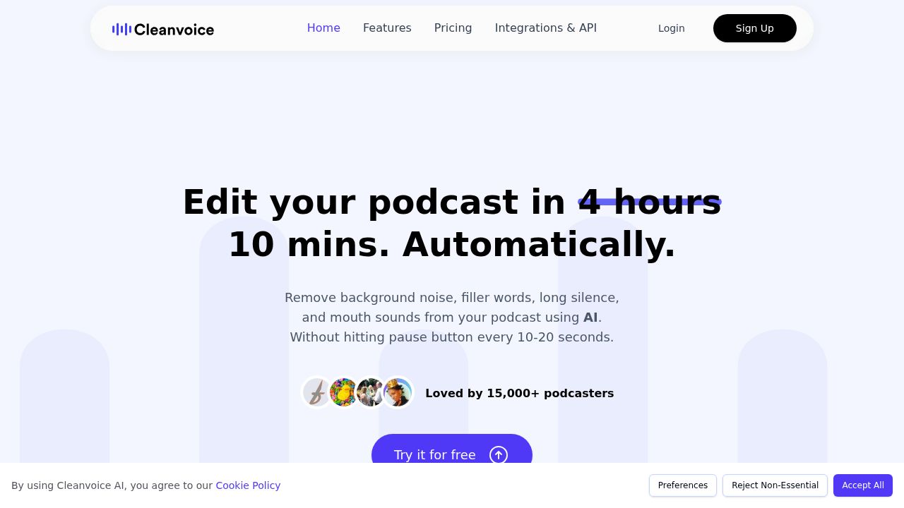 Cleanvoice screenshot
