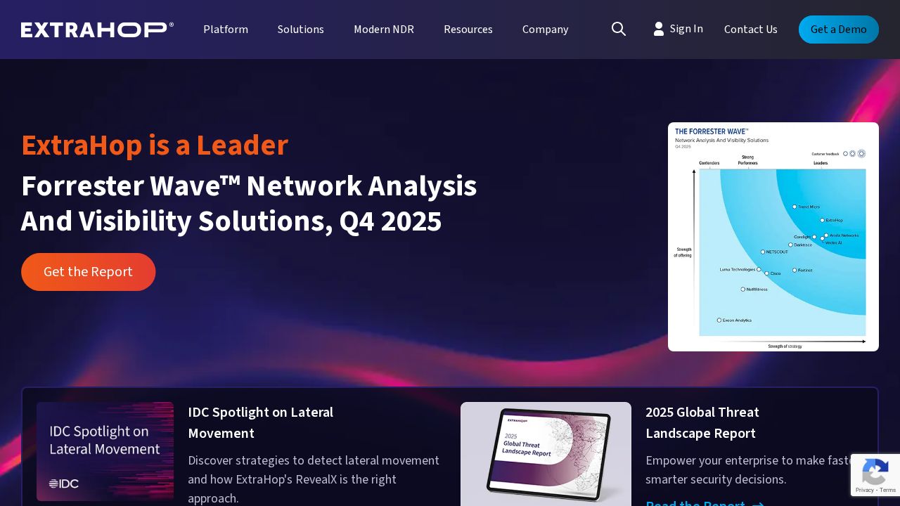 ExtraHop screenshot