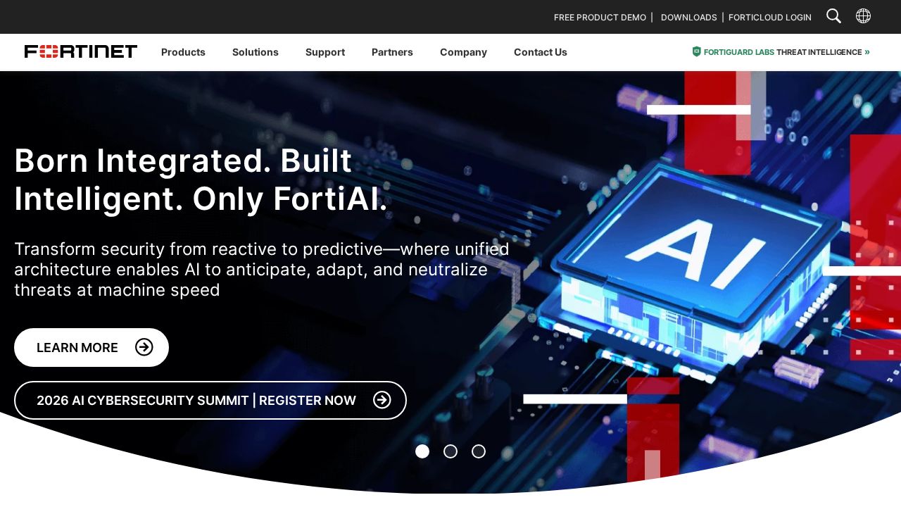Fortinet AI screenshot
