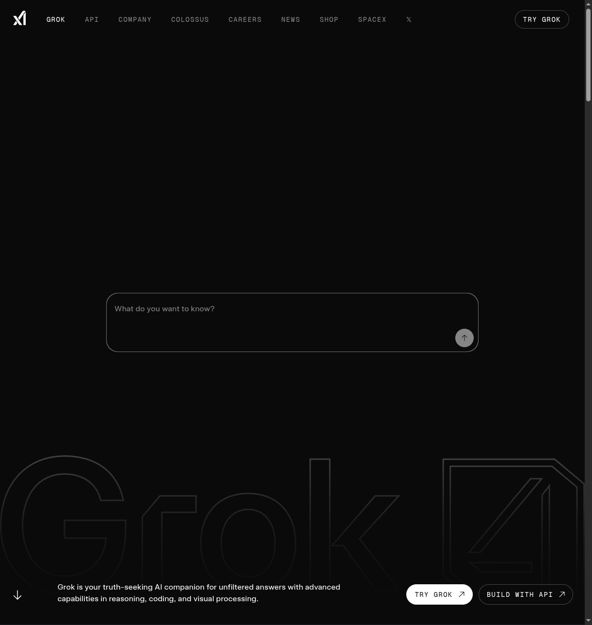 Grok screenshot