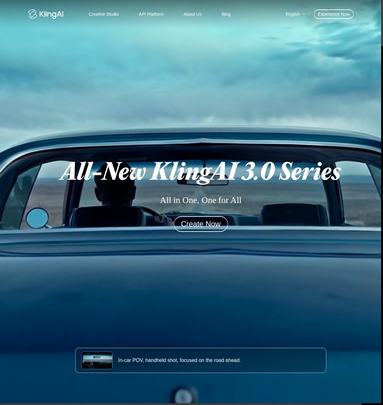 Kling AI screenshot