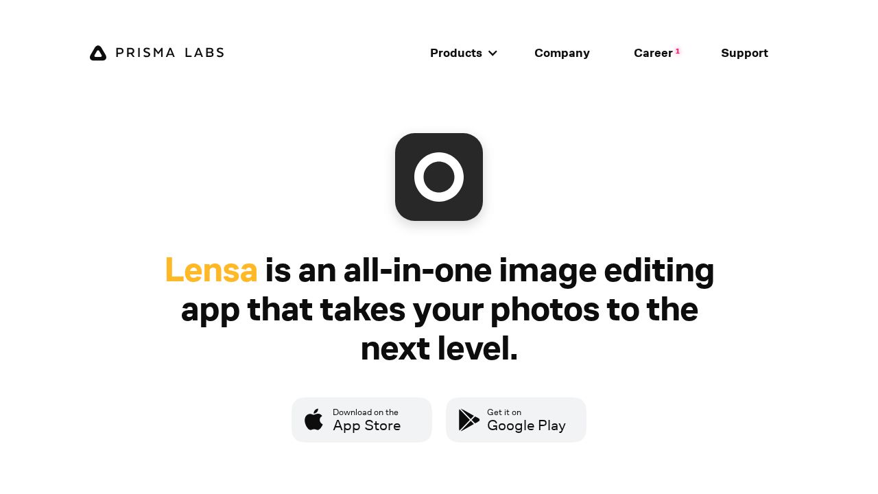 Lensa AI screenshot