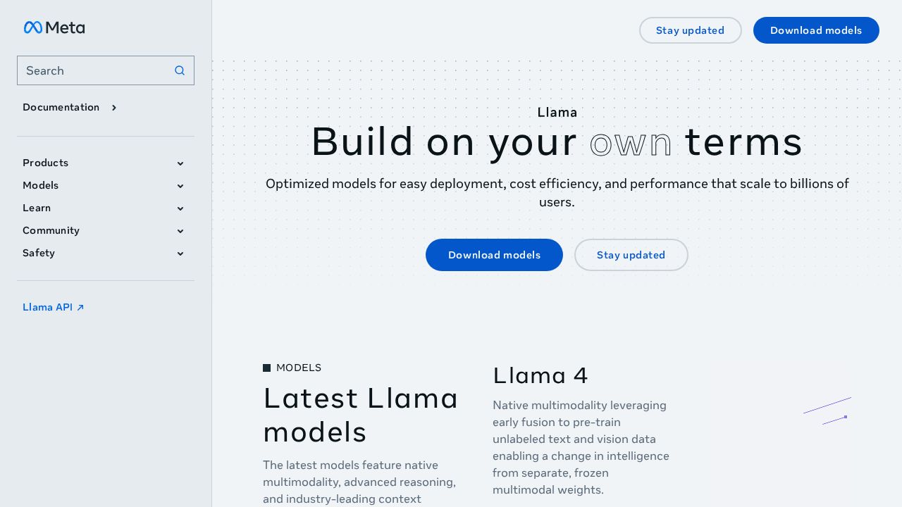 Llama (Meta) screenshot
