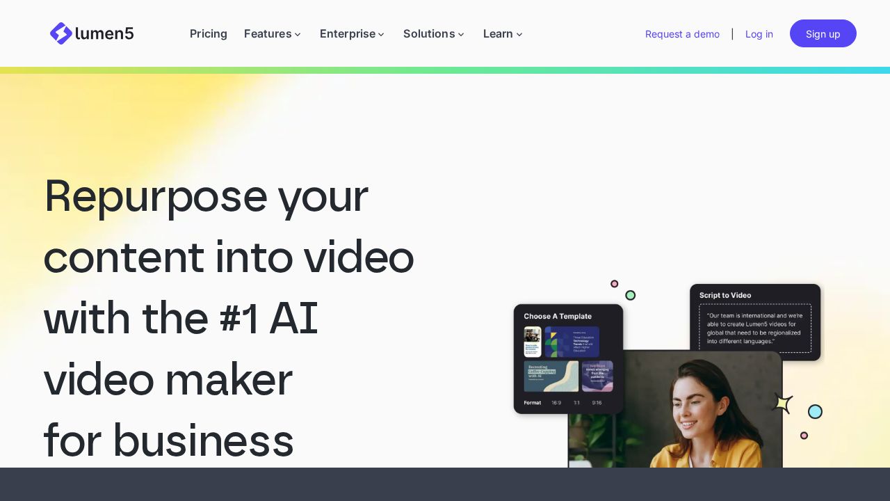 Lumen5 screenshot