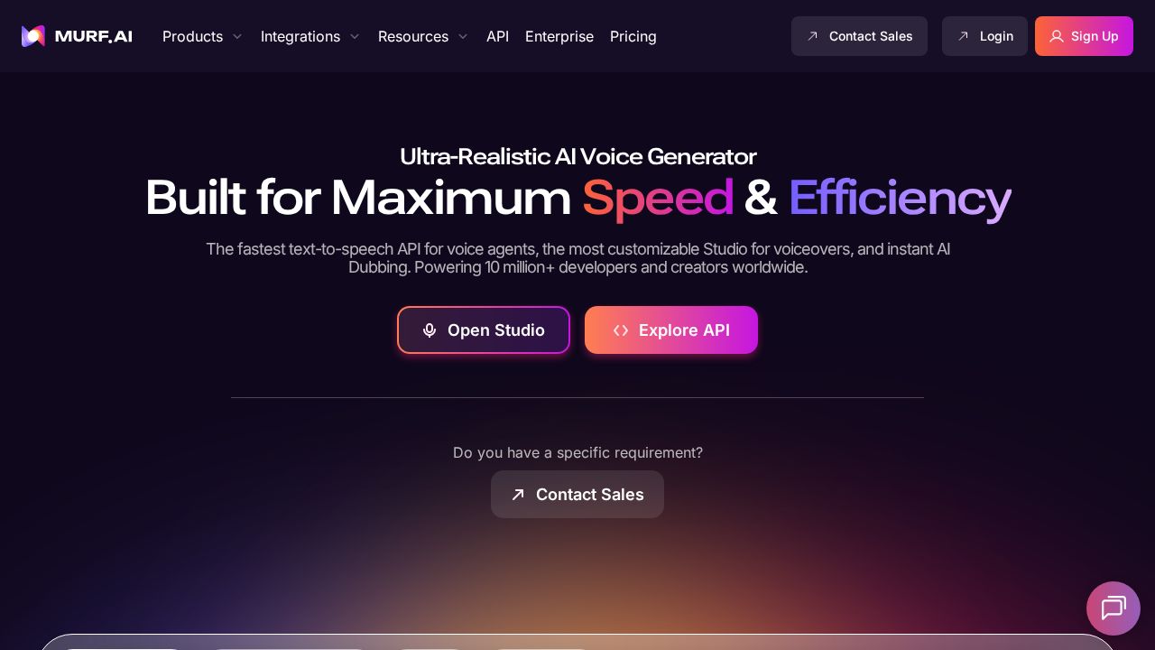 Murf AI screenshot