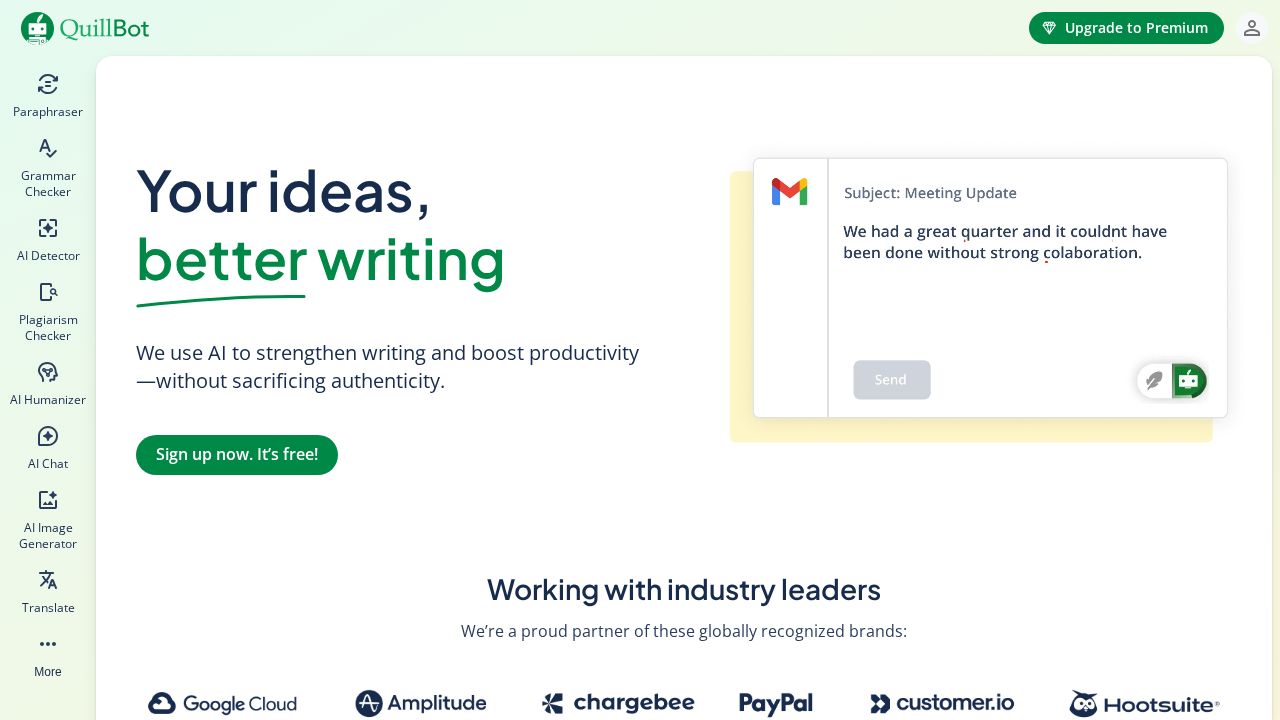 QuillBot screenshot