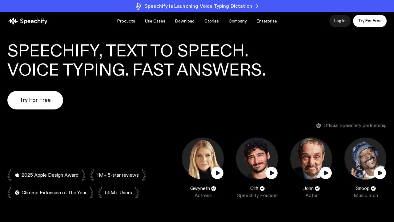 Speechify screenshot