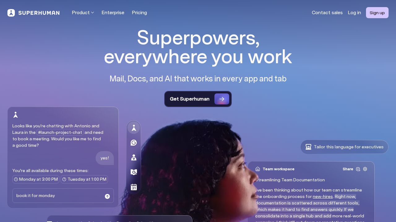 Superhuman AI screenshot