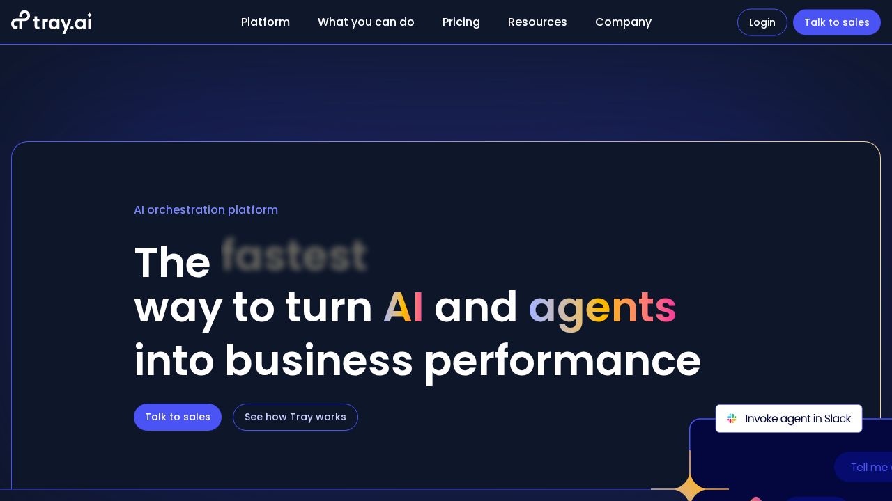 Tray.io screenshot