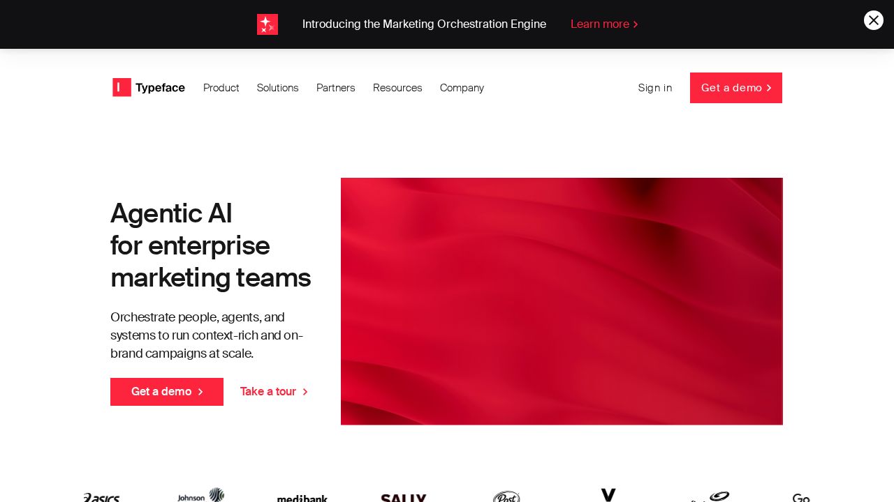 Typeface screenshot